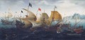 Aert Anthonisz La bataille de Cadix 1608 Batailles navales